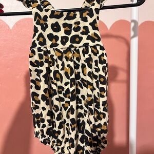 Posh Peanut Leopard Print Bodysuit - 3-6 Months (Runs Smaller)